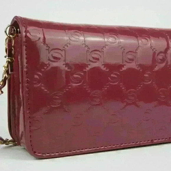 Bebe Womens Dana Embossed Crossbody Bag NWT $69 - Picture 4 of 8